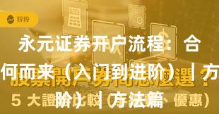 永元证券开户流程：合规从何而来（入门到进阶）｜方法篇