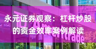 永元证券观察：杠杆炒股的资金效率案例解读