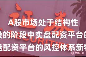 A股市场处于结构性行情阶段的阶段中实盘配资平台的风控体系新特