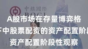 A股市场在存量博弈格局背景下中股票配资的资产配置阶段性观察
